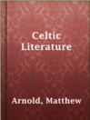 Cover image for Celtic Literature